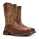 Georgia Men's Aero LT 11" Carbon Toe Waterproof Square Toe Western Work Boot - Brown/Tan - GB00753 - Overlook Boots