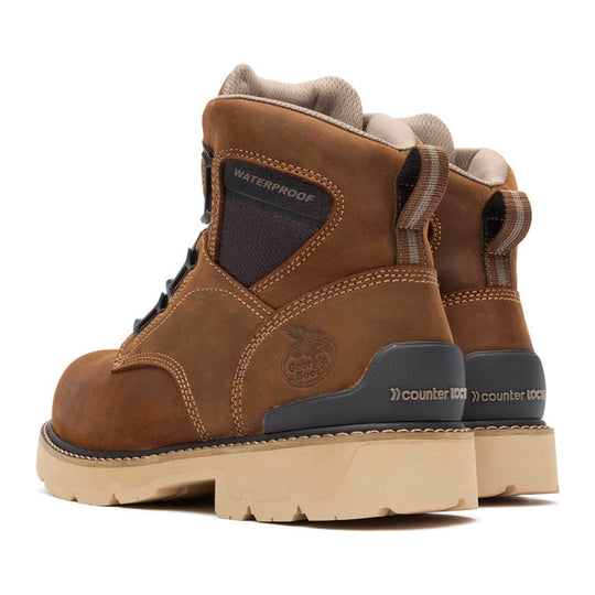 Georgia Men's Carbon Flex 6" Carbon Toe Waterproof BOA Work Boot - Brown - GB00757 - Overlook Boots