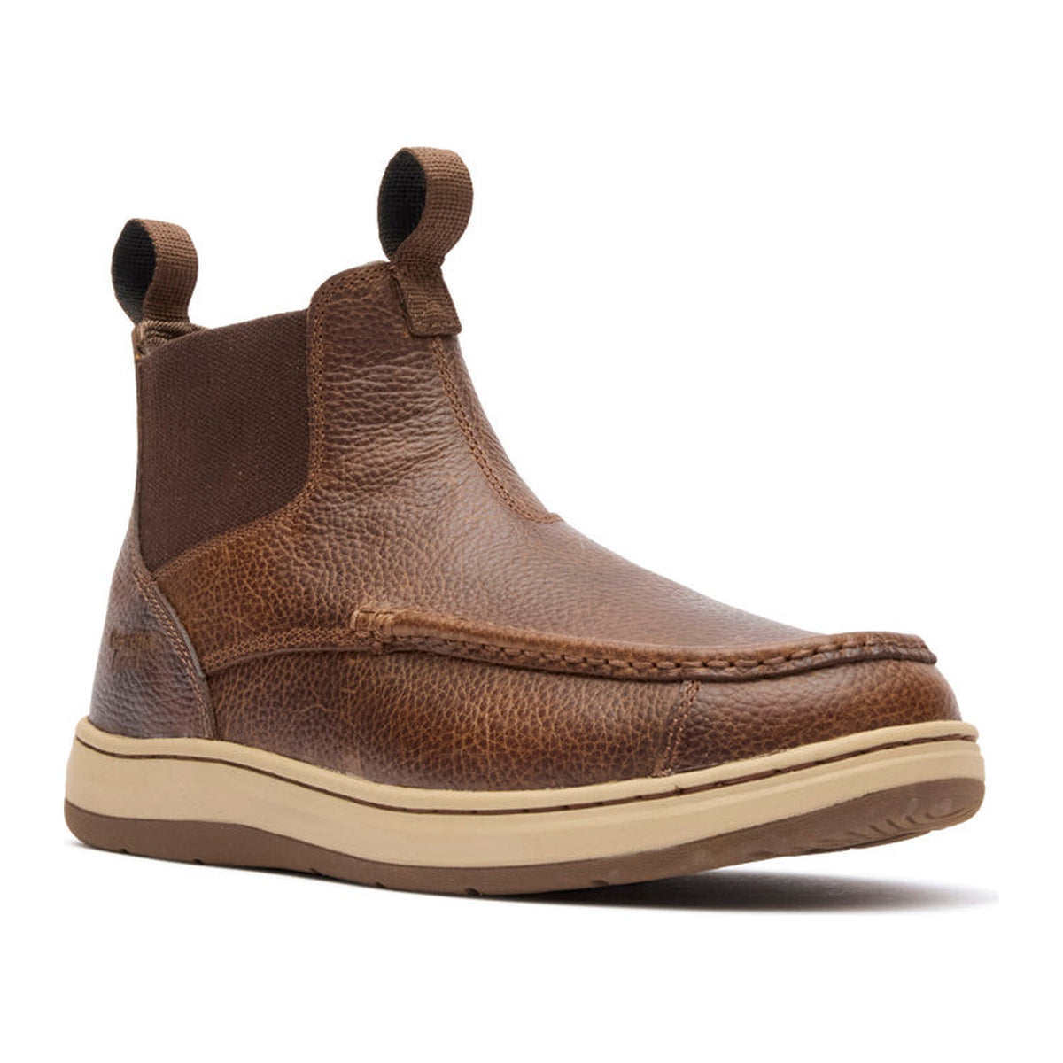 Georgia Men's Eagle SuperLyte 5.5" Soft Toe Moc Toe Chelsea Boot - Brown - GB00759 7 / Medium / Brown - Overlook Boots
