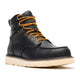Georgia Men's Core 37 6" Steel Toe Waterproof Moc Toe Wedge Work Boot - Black - GB00766 7 / Medium / Black - Overlook Boots