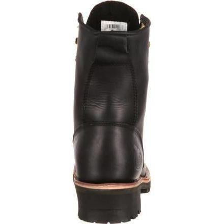 Georgia Men's 8" Logger Work Boot - Black - G8120  - Overlook Boots