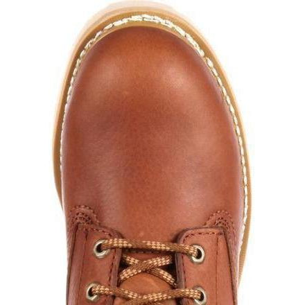 Georgia Bota de Trabajo para Hombre, 8 Pulgadas, Punta de Acero, Suela de Cuña - Café - G8342 - Imagen 5