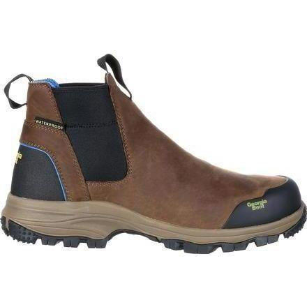Georgia Men's Blue Collar Chelsea Waterproof Work Romeo Boot - GB00106  - Overlook Boots