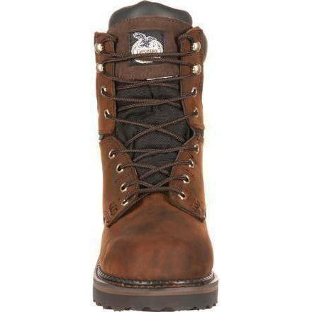 Georgia Men's Brookville 8" Waterproof Work Boot - Brown - G9134  - Overlook Boots
