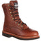 Georgia Men's Farm and Ranch 8" Lacer Work Boot - Brown - G7014 7 / Medium / Brown - Overlook Boots