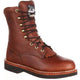 Georgia Men's Farm and Ranch 8" Lacer Work Boot - Brown - G7014 7 / Medium / Brown - Overlook Boots