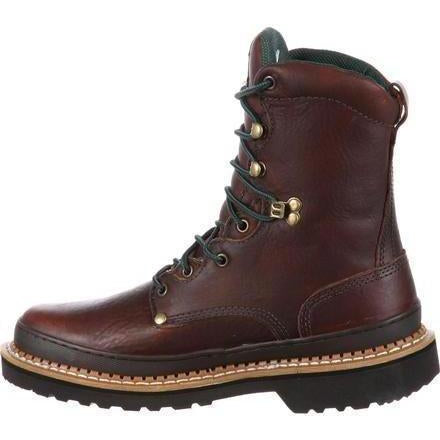 Georgia Men's Giant 8" Steel Toe Work Boot - Brown - G8374  - Overlook Boots