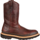 Georgia Men's Giant Steel Toe Pull-On Work Boot - Brown - G4374 - Overlook Boots