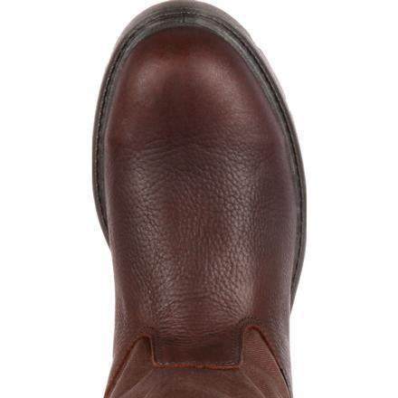 Georgia Men's Homeland Steel Toe Waterproof Wellington Work Boot - Brown - G111 - Overlook Boots