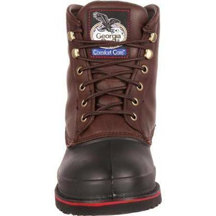 Georgia Men's Muddog 6" Steel Toe Waterproof Work Boot - Brown - G6633  - Overlook Boots