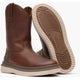 Georgia Men's Superlyte 11" Pull On Wedge Work Boot- Brown- GB00743 - Overlook Boots