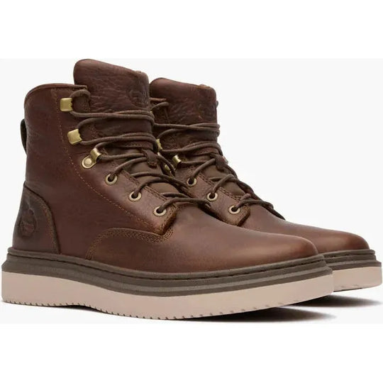 Georgia Men's Superlyte Slip Resistant Wedge Work Boot- Brown- GB00741 - Overlook Boots