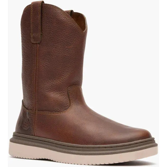 Georgia Men's Superlyte 11" Pull On Wedge Work Boot- Brown- GB00743 7 / Medium / Brown - Overlook Boots