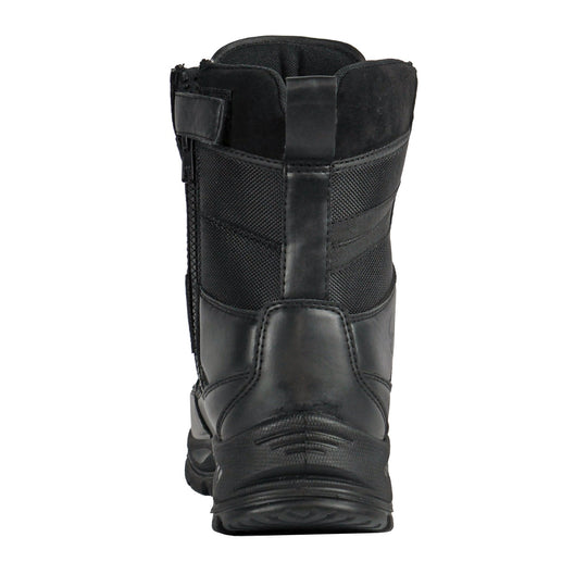 Hoss Men's Watchman 8" Soft Toe Side Zip Work Boot - Black - 80180 - Overlook Boots