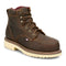 Justin Men's Akron 6" Soft Toe Moc Toe Work Boot - Hickory - HL260 7 / Medium / Hickory - Overlook Boots