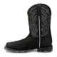 Justin Men's Lytle 11" Steel Toe Waterproof Western Work Boot - Black - MV4589 - Overlook Boots