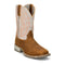 Justin Men's Lytle 11" Steel Toe Waterproof Western Work Boot - Brown/White - MV4595 7 / Medium / Brown/White - Overlook Boots