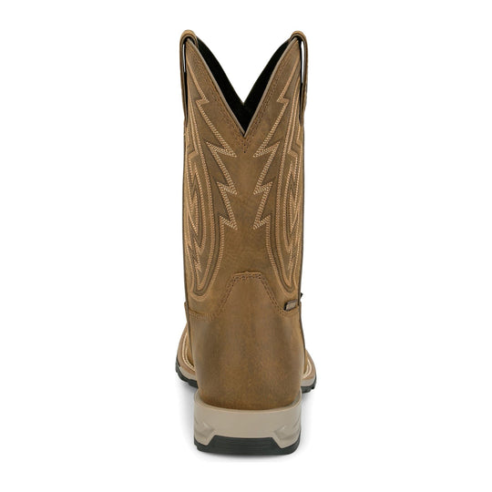 Justin Men's Lytle 11" Steel Toe Waterproof Western Work Boot - Brown - MV4599 - Overlook Boots