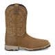 Justin Men's Lytle 11" Steel Toe Waterproof Western Work Boot - Brown - MV4599 - Overlook Boots
