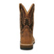 Justin Men's Bolt 11" Soft Toe Waterproof Western Work Boot - Brown - SE4131 - Overlook Boots