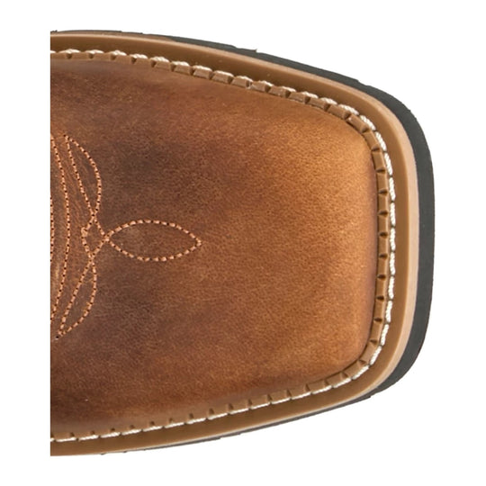 Justin Men's Bolt 11" Soft Toe Waterproof Western Work Boot - Brown - SE4131 - Overlook Boots