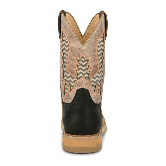 Justin Men's Bolt 11" Composite Toe Waterproof Western Work Boot - Black - SE4135 - Overlook Boots