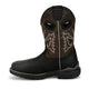 Justin Men's Chase 11" Nano Composite Toe Waterproof Western Work Boot - Black - WR4141 - Overlook Boots
