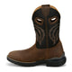 Justin Men's Slickline 11" Soft Toe Waterproof Western Work Boot - Brown - WR4142 - Overlook Boots