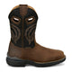 Justin Men's Slickline 11" Nano Composite Toe Waterproof Western Work Boot - Mocha - WR4143 - Overlook Boots