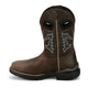 Justin Men's Apprentice 11" Nano Composite Toe Waterproof Western Work Boot - Brown - WR4147 - Overlook Boots