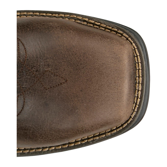 Justin Men's Apprentice 11" Nano Composite Toe Waterproof Western Work Boot - Brown - WR4147 - Overlook Boots