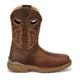 Justin Men's Oilpatch 11" Nano Composite Toe Waterproof Puncture Resistant Western Work Boot - Brown - WR4153 - Overlook Boots