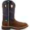 Twisted X Men's CellStretch 12" Alloy Toe Waterproof Western Work Boot - Mocha & Navy - MXBAW01 7 / Medium / Brown - Overlook Boots