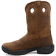 Twisted X Women's All Round 9" K Toe Pull On Work Boot - Distressed Saddle - WAB0001 - Overlook Boots