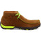 Twisted X Men's Chukka Driving Steel Toe Slip Resistant Work Boot - Distressed Saddle & Yellow - MDMST02 7 / Medium / Brown - Overlook Boots