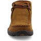 Twisted X Men's Chukka Driving Moc Toe Waterproof Slip Resistant Work Boot - Distressed Saddle - MDMW001 - Overlook Boots