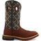 Twisted X Men's CellStretch 12" Square Toe Pull On Western Work Boot - Mocha & Slate - MXB0005 7 / Medium / Brown - Overlook Boots