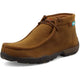 Twisted X Men's Chukka Driving Moc Toe Waterproof Slip Resistant Work Boot - Distressed Saddle - MDMW001 - Overlook Boots