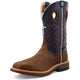 Twisted X Men's CellStretch 12" Alloy Toe Waterproof Western Work Boot - Mocha & Navy - MXBAW01 - Overlook Boots