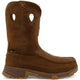 Twisted X Men's CellStretch 11" Composite Toe Metguard Pull On Work Boot - Distressed Saddle - MXCNM01 7 / Medium / Brown - Overlook Boots