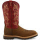 Twisted X Women's 11" Steel Toe Western Work Boot - Latigo - WLCS003 5.5 / Wide / Brown - Overlook Boots