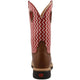 Twisted X Men's Lite 12" Steel Toe Moisture Wicking Western Work Boot - Distressed Saddle Shoulder & Cherry - MLCS001 - Overlook Boots