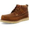 Twisted X Men's 4" Steel Toe Slip Resistant Wedge Sole Work Boot - Brown - MCAS001 7 / Medium / Brown - Overlook Boots