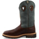 Twisted X Men's Lite 12" Steel Toe Moisture Wicking Western Work Boot - Oiled Cognac & Blue - MLCS006 - Overlook Boots
