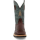 Twisted X Men's Lite 12" Steel Toe Moisture Wicking Western Work Boot - Oiled Cognac & Blue - MLCS006 - Overlook Boots