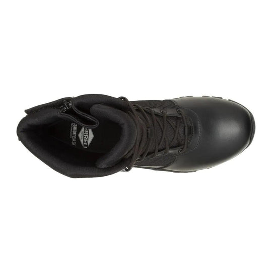 Merrell Tactical Men's Moab 3 Response 8" Side Zip Tactical Waterproof Work Boot - Black - J003913 - Overlook Boots