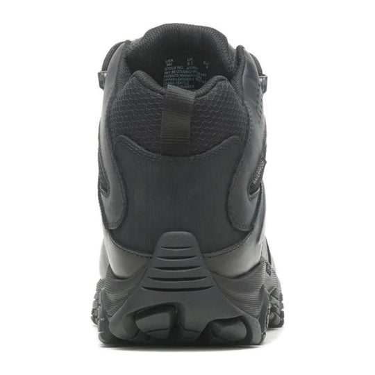 Merrell Tactical Men's Moab 3 Response Mid Tactical Waterproof Work Boot - Black - J003917 - Overlook Boots
