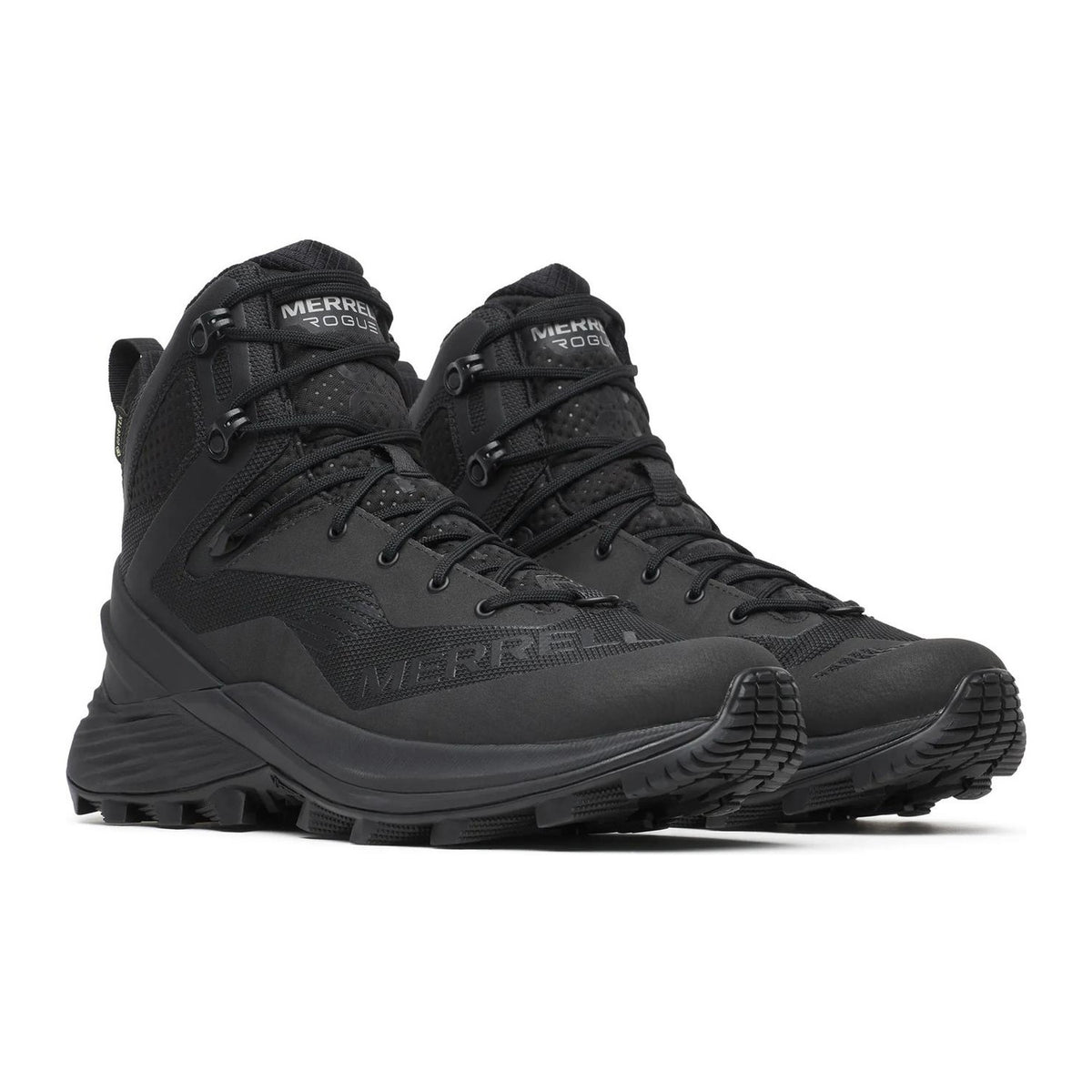Merrell Tactical Men's Rogue Tactical GORE-TEX Waterproof Work Boot - Black - J005251 3.5 / Medium / Black - Overlook Boots