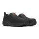Merrell Work Men's Jungle Moc Leather Hi-Vis Carbon Fiber Toe Waterproof Static Dissipative Wide Work Shoe - Black - J008007W 7 / Wide / Black - Overlook Boots