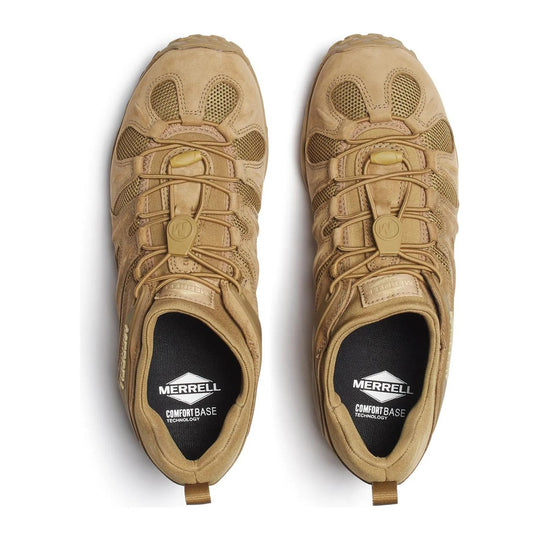 Merrell Tactical Chameleon 8 Stretch Tactical Zapato de Trabajo Táctico para Hombre, Impermeable - Coyote - J099407 - Imagen 4